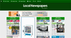 Desktop Screenshot of localnewspapers.co.nz